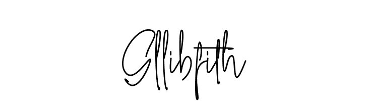 Gllibfith  フリーフォントのダウンロード