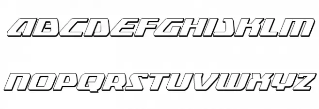 Global Dynamics 3D Italic フォント 小文字