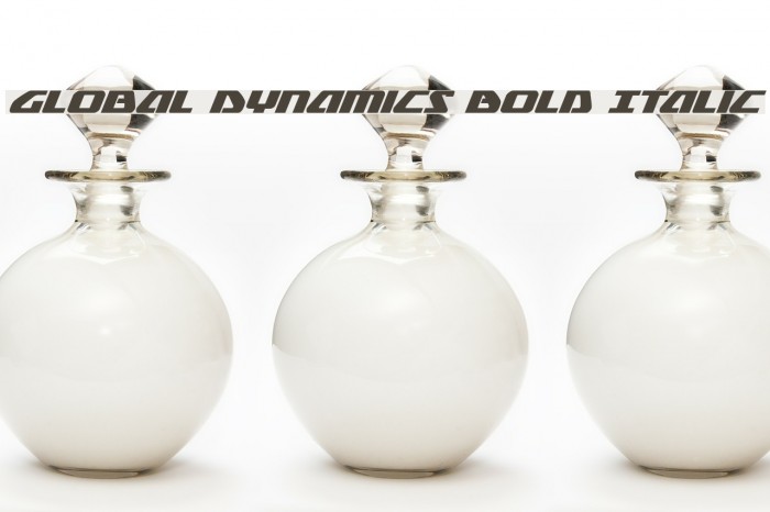 Global Dynamics Bold Italic Example 2