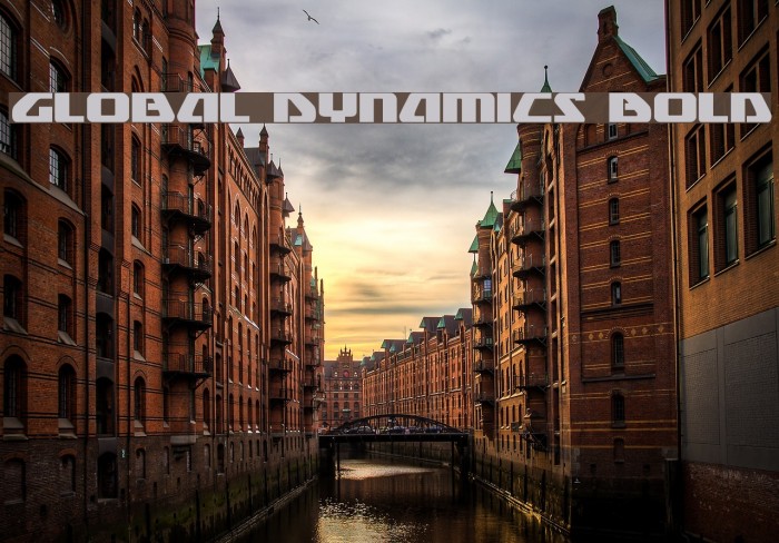 Global Dynamics Bold Font examples