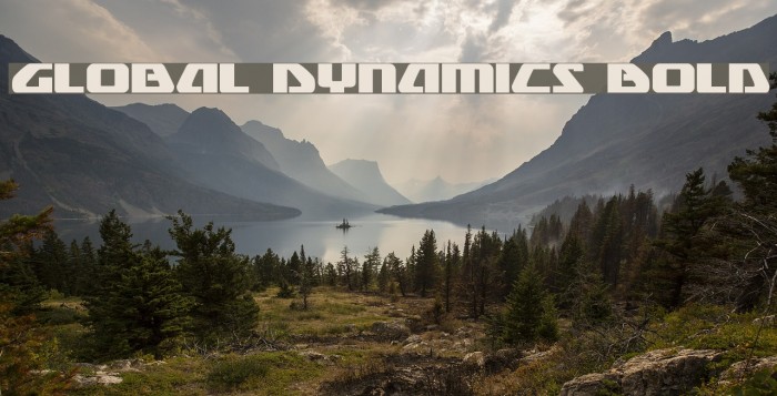 Global Dynamics Bold Font examples