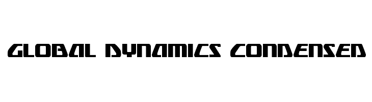 Global Dynamics Condensed  Скачать бесплатные шрифты