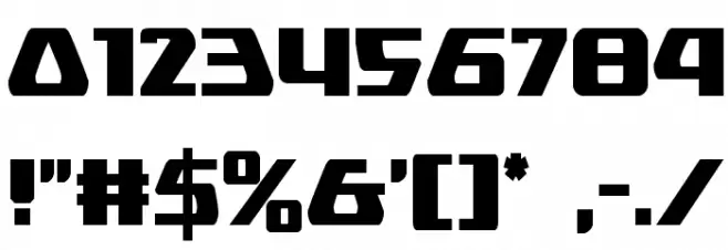 Global Dynamics Condensed Font OTHER CHARS