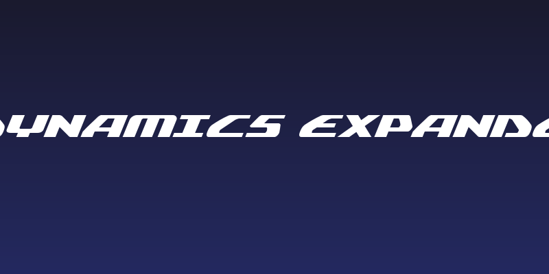 Global Dynamics Expanded Italic Social Header