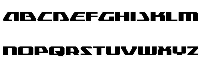 Global Dynamics Expanded Font LOWERCASE