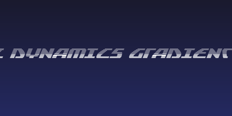 Global Dynamics Gradient Italic Social Header