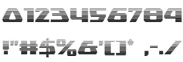 Global Dynamics Gradient Font OTHER CHARS