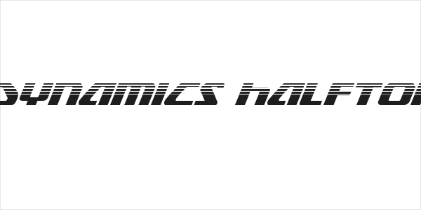 Global Dynamics Halftone Italic Logo