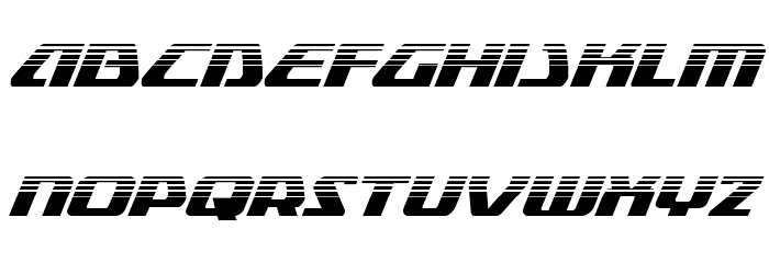 Global Dynamics Halftone Italic Font LOWERCASE