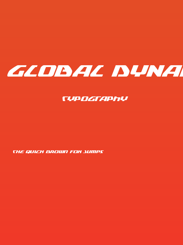 Global Dynamics Italic Poster