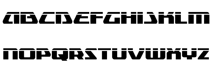 Global Dynamics Laser Font LOWERCASE