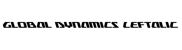Global Dynamics Leftalic  baixar fontes gratis