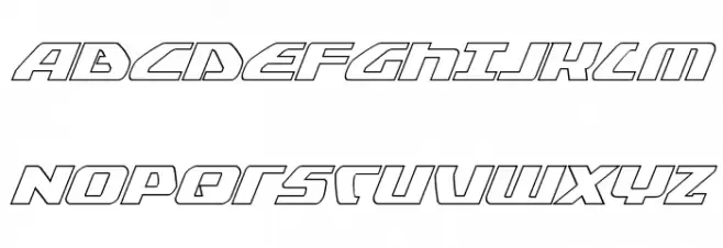 Global Dynamics Outline Italic 字体 大写