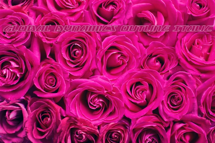 Global Dynamics Outline Italic Example 1