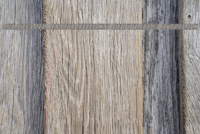 Global Dynamics Outline Italic Example 2