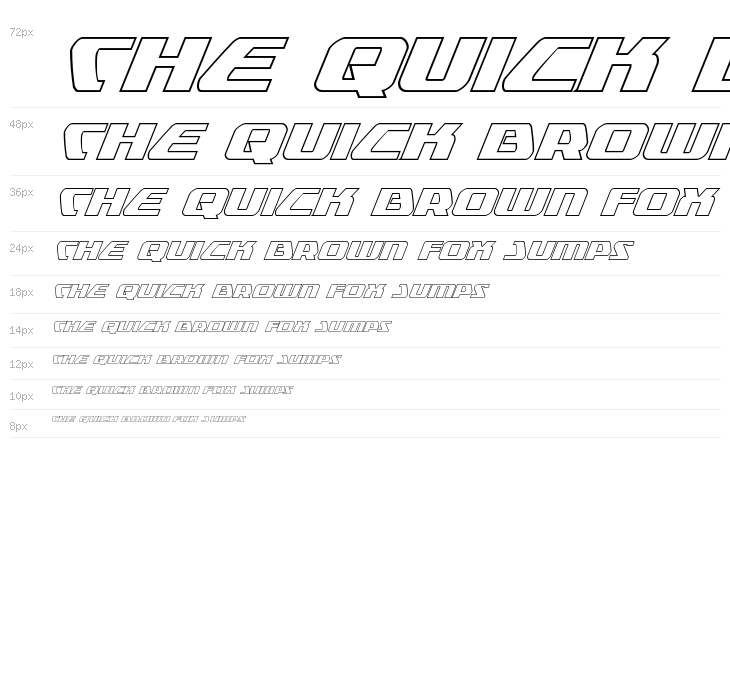 Global Dynamics Outline Italic Waterfall