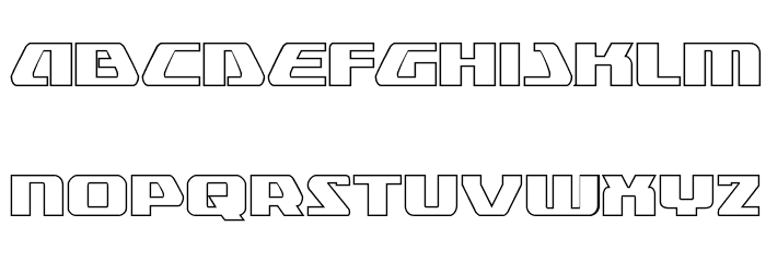 Global Dynamics Outline Font LOWERCASE