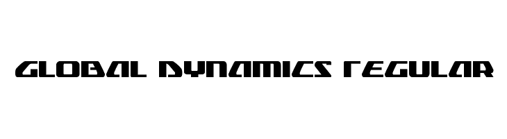 Global Dynamics Regular  नि: शुल्क फ़ॉन्ट्स डाउनलोड