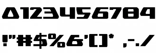 Global Dynamics Regular Font OTHER CHARS