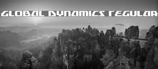 Global Dynamics Regular Font examples