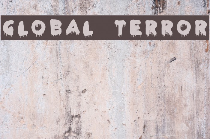 Global Terror フォント examples