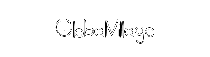 GlobalVillage Font