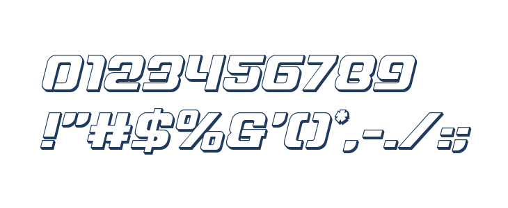 Globe Trekker 3D Italic Other Characters