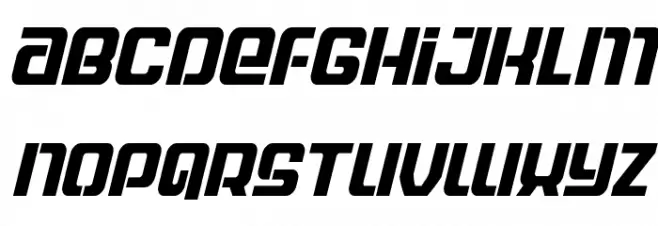 Globe Trekker Condensed Italic Polices MAJUSCULES