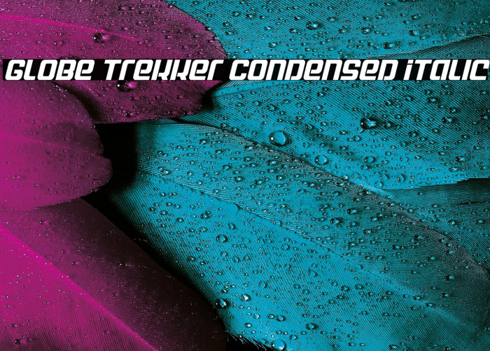 Globe Trekker Condensed Italic Example 1