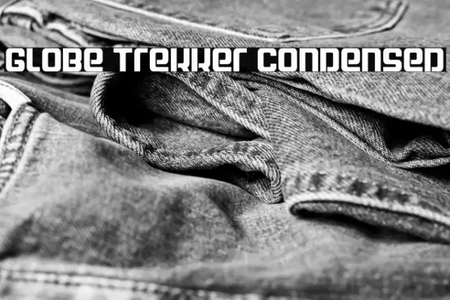 Globe Trekker Condensed Font examples