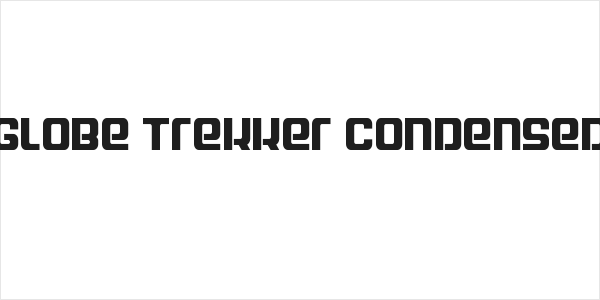 Globe Trekker Condensed Logo