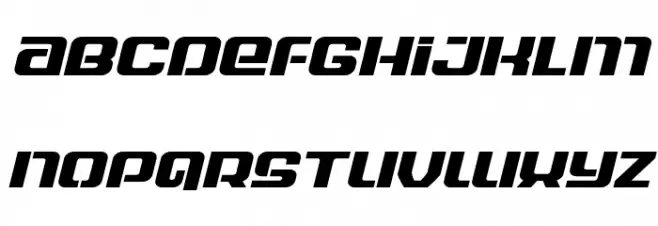 Globe Trekker Expanded Italic Font Litere mari