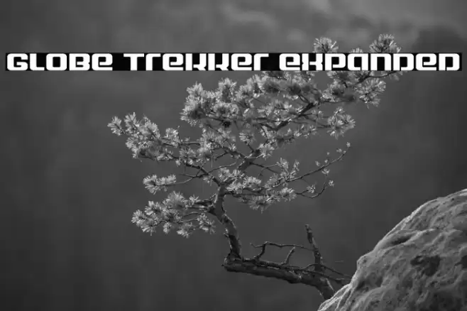 Globe Trekker Expanded Font examples