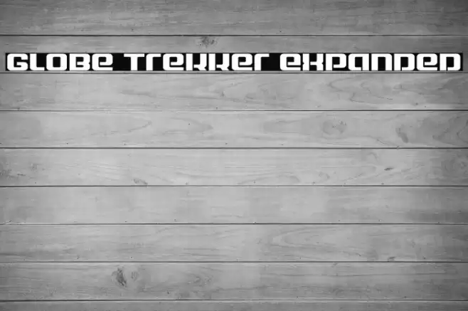 Globe Trekker Expanded Font examples