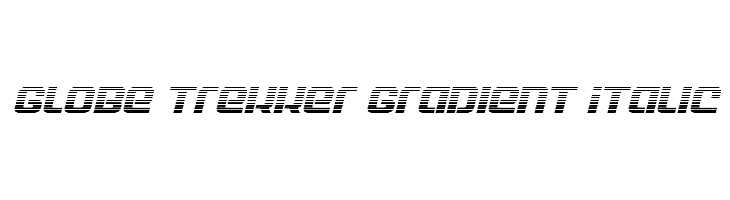 Globe Trekker Gradient Italic  لخطوط تنزيل