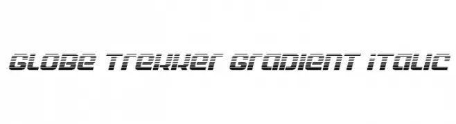 Globe Trekker Gradient Italic  baixar fontes gratis