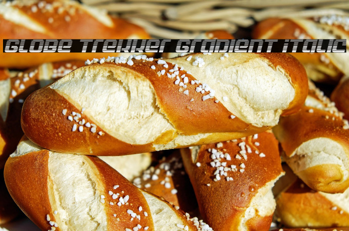 Globe Trekker Gradient Italic Example 1