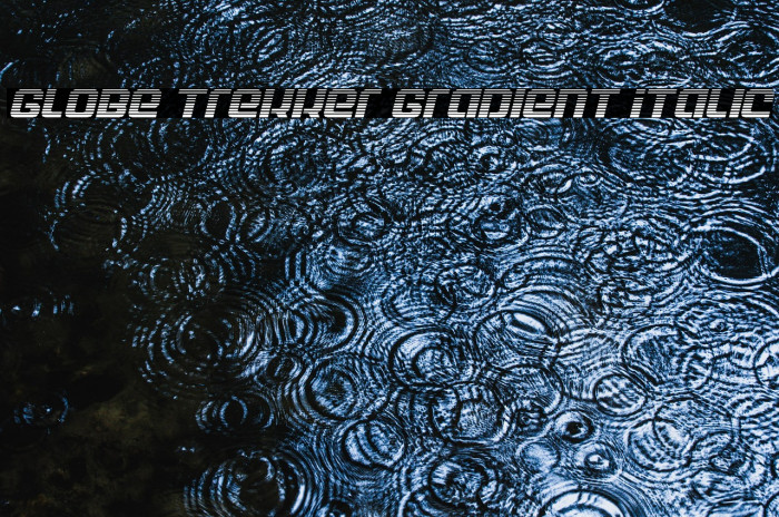 Globe Trekker Gradient Italic Example 3