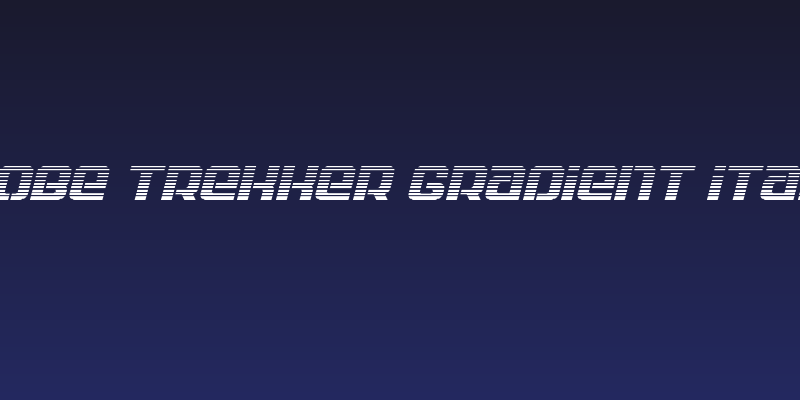 Globe Trekker Gradient Italic Social Header