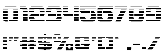 Globe Trekker Gradient Font OTHER CHARS