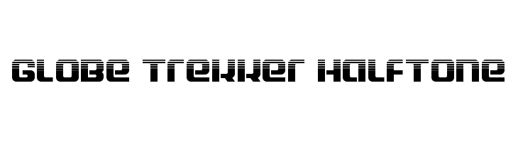 Globe Trekker Halftone  Free Fonts Download