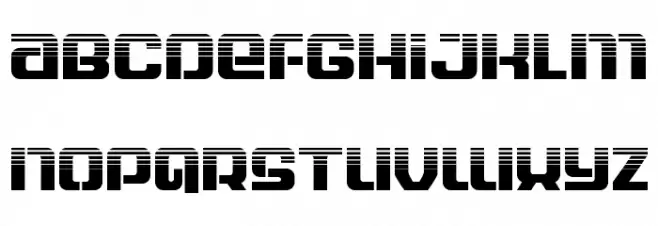Globe Trekker Halftone Schriftart Groß