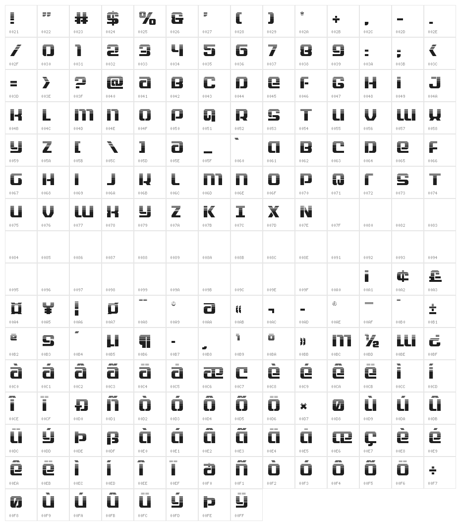 Globe Trekker Halftone Character Map
