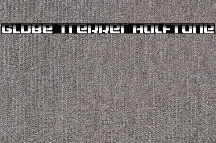 Globe Trekker Halftone Example 1