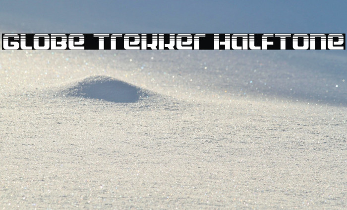 Globe Trekker Halftone Example 3