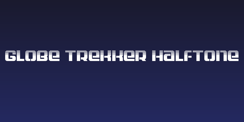 Globe Trekker Halftone Social Header