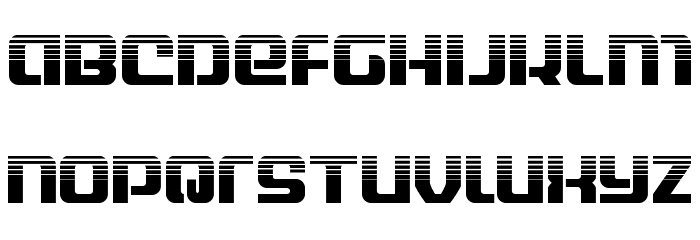 Globe Trekker Halftone Font LOWERCASE