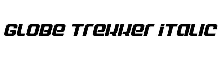 Globe Trekker Italic  Скачать бесплатные шрифты