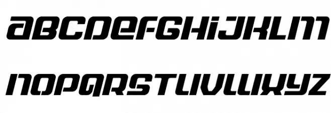 Globe Trekker Italic Schriftart Groß