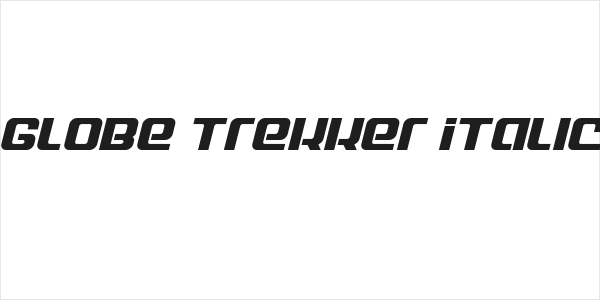 Globe Trekker Italic Logo